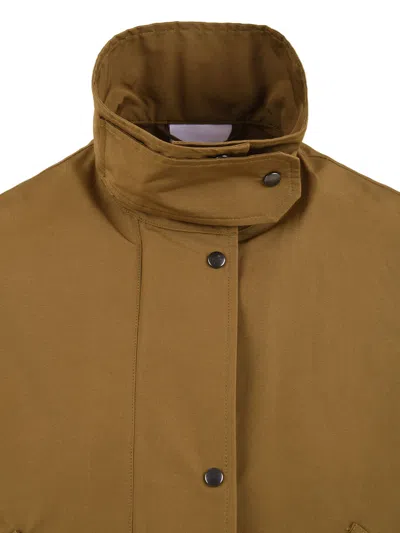 Aspesi Coats Brown In Brown