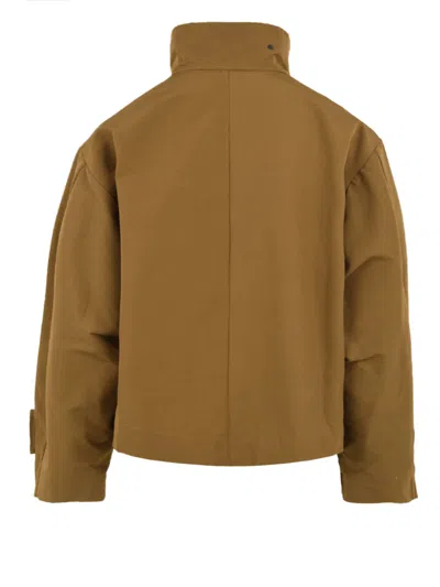 Aspesi Coats Brown In Brown
