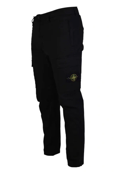 Stone Island Cargo Pants In Black