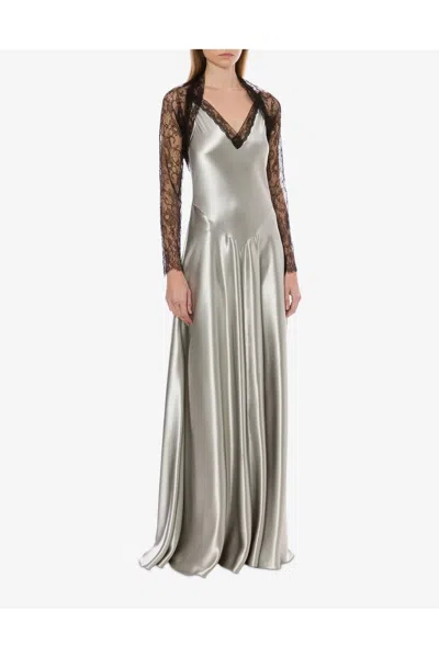 Alberta Ferretti Grey In Multi