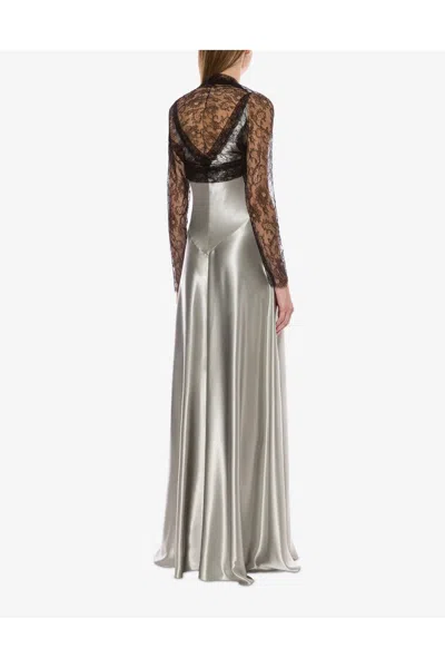 Alberta Ferretti Grey In Multi