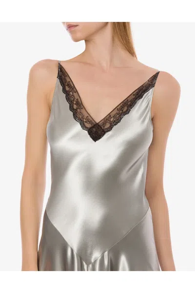Alberta Ferretti Grey In Multi