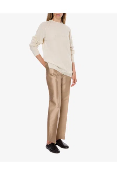 Alberta Ferretti White In Neutral