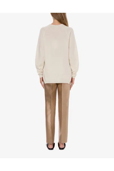 Alberta Ferretti White In Neutral