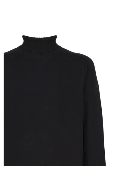 Rrd Black Wool-blend Sweater In Black