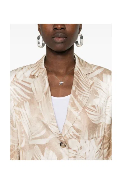 Ermanno Firenze Jacket Beige In Multi
