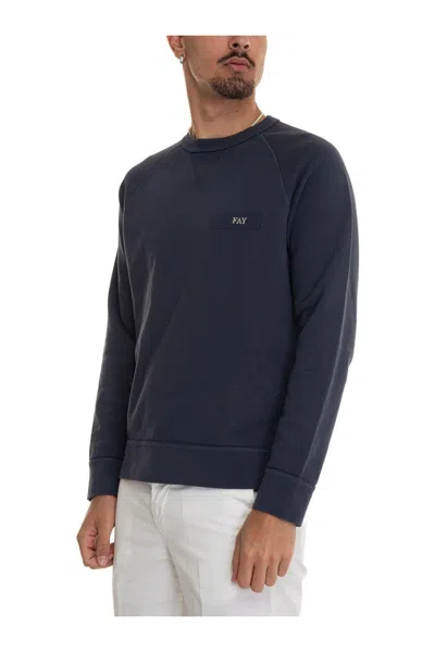 Fay Sweaters Blue In Blue