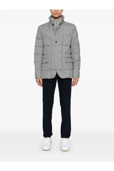 Fay Jackets Gray In Gray