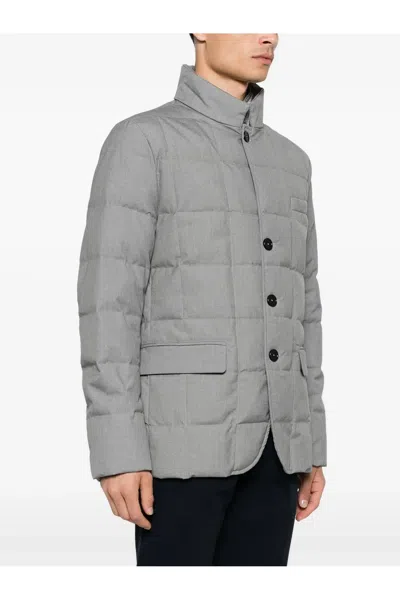 Fay Jackets Gray In Gray