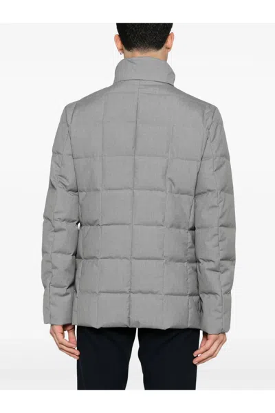 Fay Jackets Gray In Gray