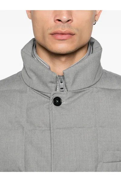 Fay Jackets Gray In Gray