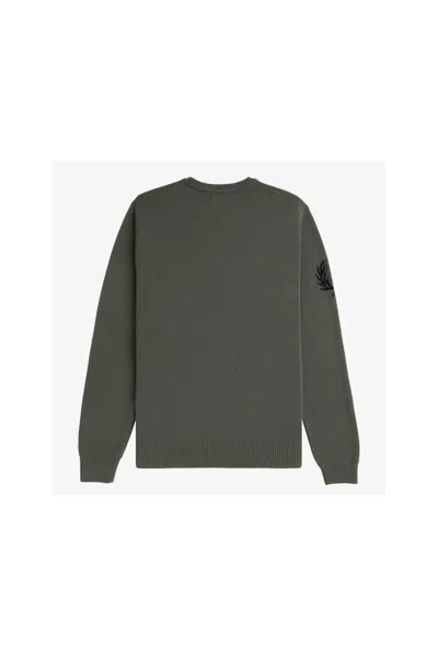 Fred Perry Sweaters Green In Green
