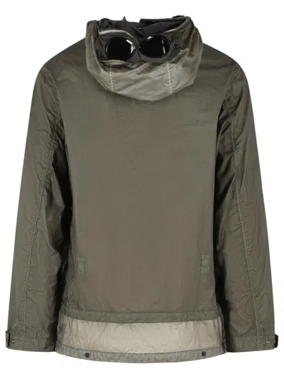 C.p. Company C.p.company Lead Grey Bitm Nylon Goggle Jacket In Multi
