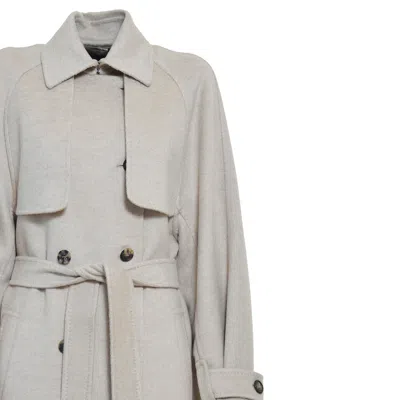 Max Mara Coats In Neutral
