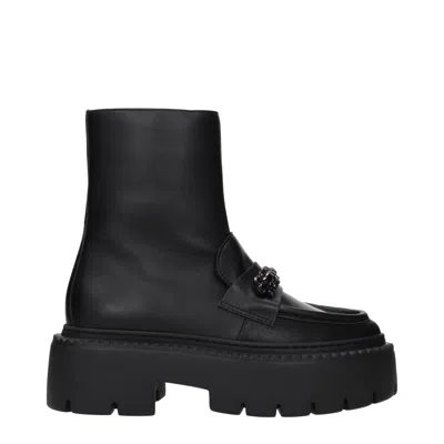 Jimmy Choo Woman Ankle Boots Black Size 8 Calfskin In Black