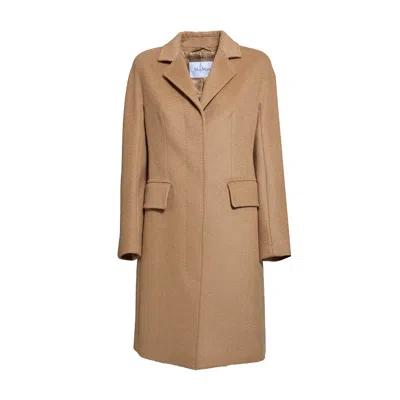 Max Mara Coats In Neutral