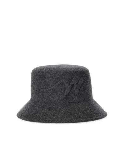 Max Mara Weekend Yaqui Grey Hat In Gray