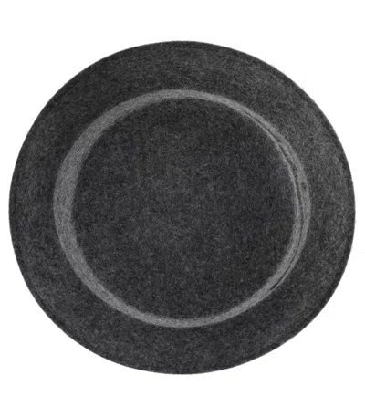 Max Mara Weekend Yaqui Grey Hat In Gray