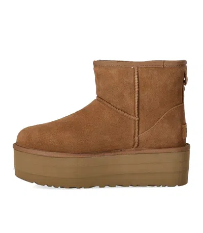 Ugg Classic Mini Platform Chestnut Boot In Multi