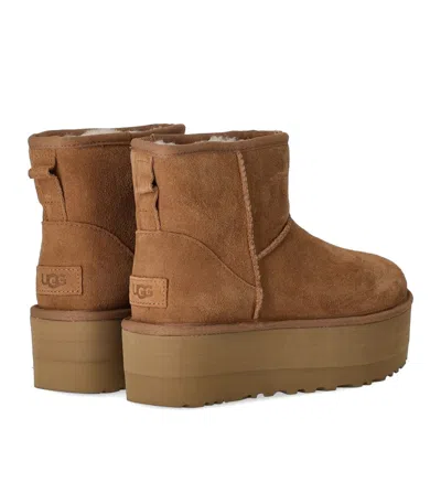 Ugg Classic Mini Platform Chestnut Boot In Multi