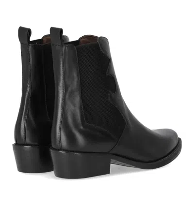 Duccio Del Duca Black Texan Bootie In Black