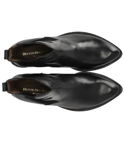 Duccio Del Duca Black Texan Bootie In Black