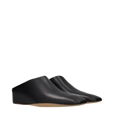 Jil Sander Leather Slipper
