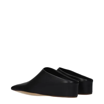 Jil Sander Leather Slipper