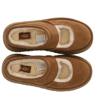 Ugg Australia Bea Mary Jane Ballets In Brown