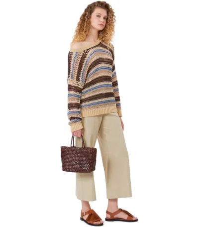 Max Mara Weekend Onirica Beige Pullover In Multi
