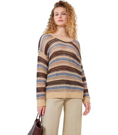 Max Mara Weekend Onirica Beige Pullover In Multi