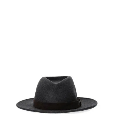 Max Mara Weekend Ciad Grey Hat In Gray