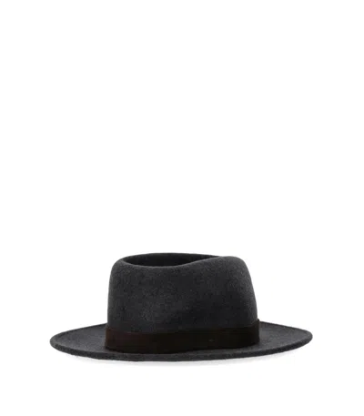 Max Mara Weekend Ciad Grey Hat In Gray