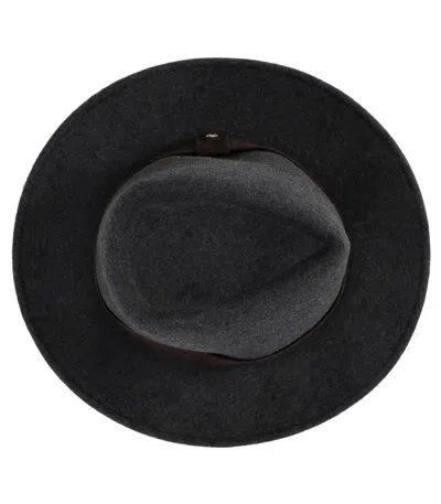 Max Mara Weekend Ciad Grey Hat In Gray