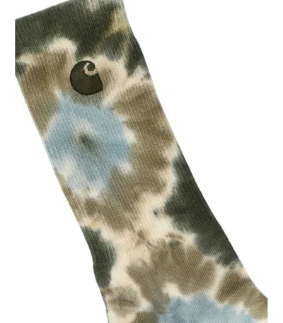 Carhartt Cusco Ribbed Ankle Socks Tie Dye In Multi