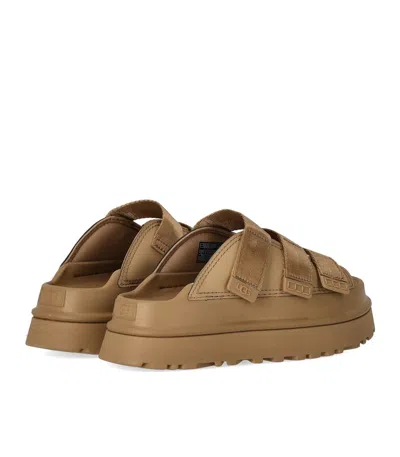 Ugg W Goldenglow Slide Dark Sand In Brown