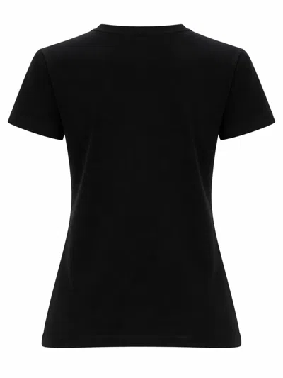 Msgm T Shirt Con Micro Logo In Black