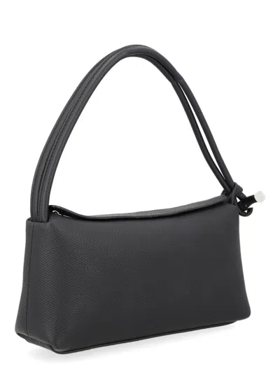 Longchamp Roseau M Sleek Rectangular Shoulder Bag In Black