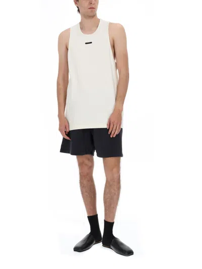 Essentials Fear Of God T Shirts And Polos White In Neutral