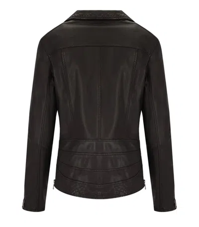 Myskin Dark Brown Jacket In Brown