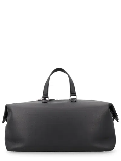 Fendi Lui 45 Leather Tote Bag 21 Cm X 45 Cm X 22 Cm For Men In Black