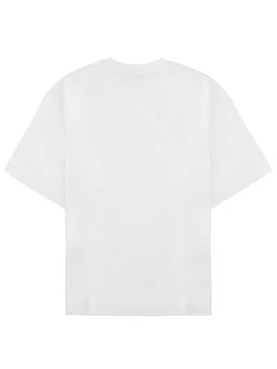 Off-white Statement Cotton Skate T-shirt In White