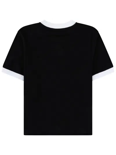 Msgm T-shirt Con Logo In Black