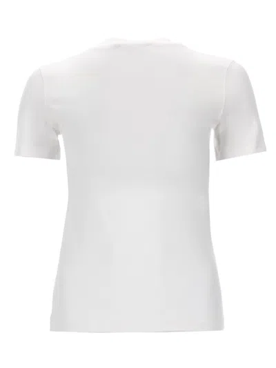 Versace Jeans Couture Short Sleeve Crew Neck Cotton T-shirt In White