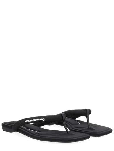 Alexander Wang Neutrals Jenna Tubular Padded Flop Sandals In Multi