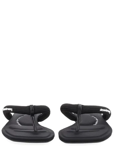Alexander Wang Neutrals Jenna Tubular Padded Flop Sandals In Multi