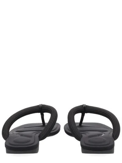 Alexander Wang Neutrals Jenna Tubular Padded Flop Sandals In Multi