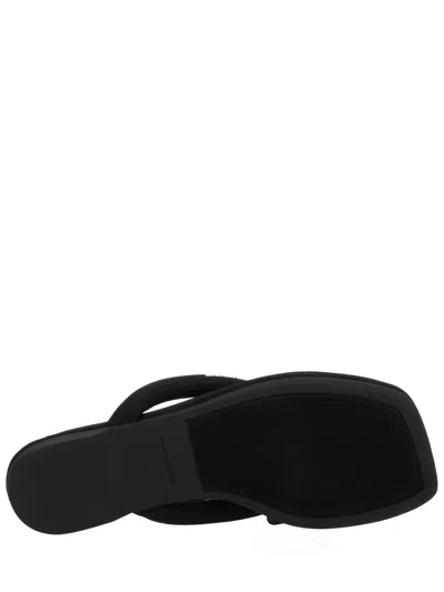 Alexander Wang Neutrals Jenna Tubular Padded Flop Sandals In Multi