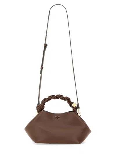 Ganni Borsa Bou Small In Brown