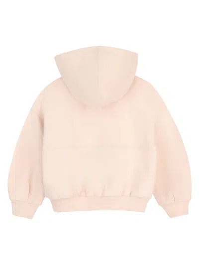 Chloé Felpa Oversize Con Cappuccio In Pink